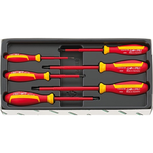 VDE screwdriver set DRALL+ 6-pcs.